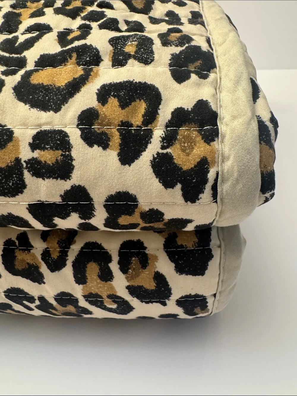 3pc RACHEL ZOE King Cheetah Leopard Animal Print Quilt Set - 106
